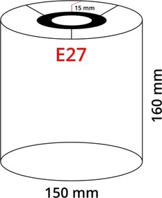 Eglo - LED függeszték kábellel TUNJA 2xE27/60W/230V taupe