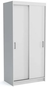 Coni 120 cm, fehér gardróbszekrény Fehér