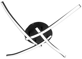 Brilagi - LED mennyezeti lámpatest STRIPES LED/32W/230V fekete