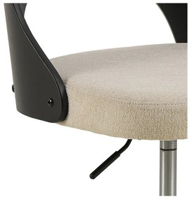 Fekete-bézs irodai szék Lucy – Actona