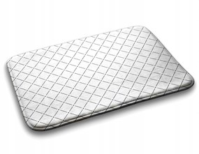 Fürdőszobaszőnyeg Geometrikus mintás 90x60 cm