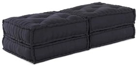 Párna 2 pcs Antracit 70 x 70 x 36 cm Poliészter