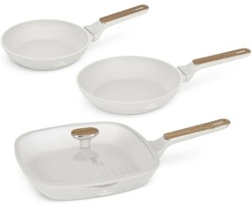 BerlingerHaus Sahara Nordic titánbevonatú serpenyő szett, 3+1 db