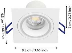 Eglo 900765 - LED RGBW Dimmelhető fügesztett mennyezeti lámpa CAROSSO-Z 4,7W/230V fehér