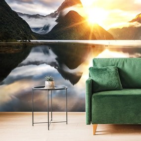 Öntapadó fotótapéta gyönyörű napfelkelte Új-Zélandon
