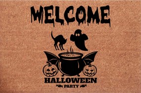 Kókuszos Lábtörlő Halloween üdvözlő Halloween parti
