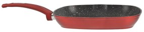 RCK Metal Red Line tapadásmentes alumínium grillserpenyő 28*28 cm indukciós 14414