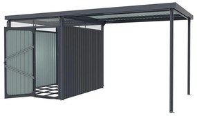 Avenberg MAGNUS Kerti ház fényáteresztő ablakokkal + bővítés 2.5 x 4.9 m - Premium