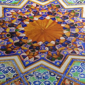 Mozaik kép (órával) (90x30 cm)