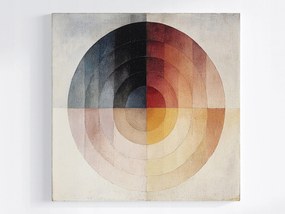 Vászonkép Canvas Grafika Absztrakt Bauhaus Kör Geometria 40x40