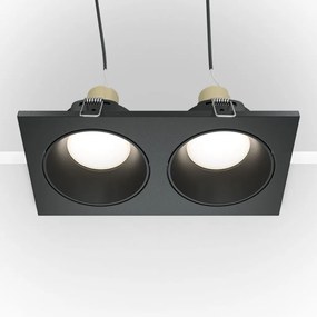 Maytoni ZOOM DL033-2-02B Beépíthető spotlámpa 2x50W/GU10 IP65