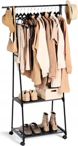 Állvány Akasztó álló padló ruhatár ruházat cipőtartó polc