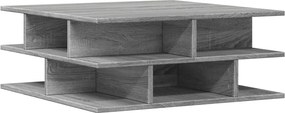 vidaXL szürke sonoma színű szerelt fa dohányzóasztal 70x70x29 cm