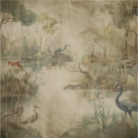 Flizelin fotótapéta Flizelin Designer Erdei jelenet 250x250 Ragasztó