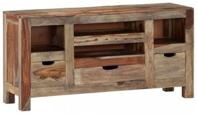 szürke tömör kelet-indiai rózsafa tálalószekrény 100x30x50 cm