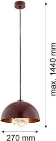 Argon PIAVA 8444 Fali lámpa 1x7W(Max)/E14 IP20