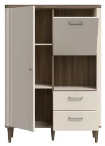 VIRO komód barna/bézs