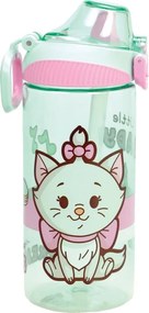 Disney Marie Little Lady műanyag szívószálas kulacs akasztóval 450 ml