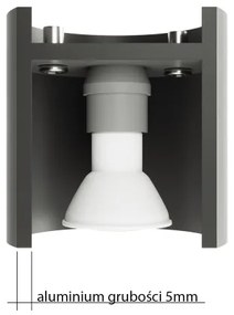 Brilagi -  LED Spotlámpa FRIDA 1xGU10/7W/230V szürke