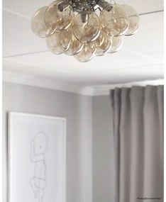 ByRydens 4200660-5503 - Mennyezeti lámpa GRANDE 3xG9/4W/230V füstös/barna