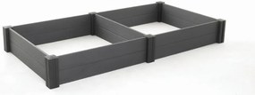 Keter Vista Modular Garden Bed magaságyás, kettős csomagolás, szürke