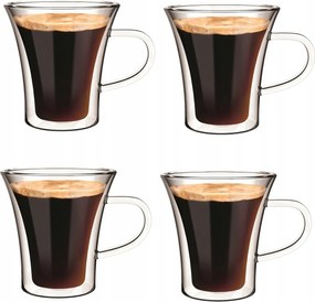 Aqualogis Florence eszpresszó thermo pohár szett 75ml 4 db-os