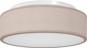vidaXL Mennyezeti lámpa Tópszínű 38 x 38 x 13,5 cm szövet