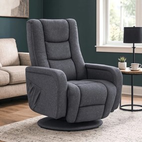 Fotel Obrotowy Masujący SPIKE 2 Ciemnoszary