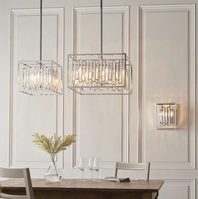 Endon glamour modern függeszték acadia króm átlátszó end81930