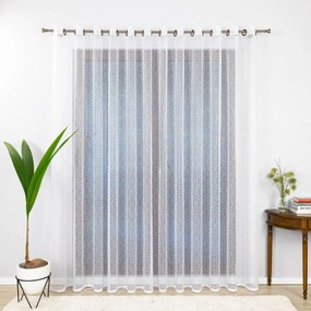 Függöny Átvezetők Virágos Geometria -400x200