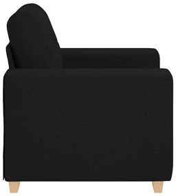 vidaXL fekete szövet kanapéfotel 60 cm