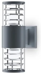 Maytoni O576WL-02GR - Kültéri fali lámpa BRONX 2xE27/60W/230V IP54 antracit