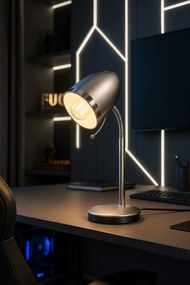 KAJA K-MT-200 SREBRNY KAJTEK Ezüst Színű Asztali Lámpa 1xE27 15W IP20