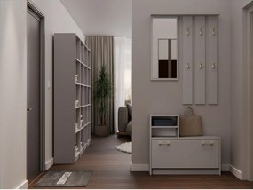 Faenza GAR előszobafal, 85x180x24 cm, agyag színű