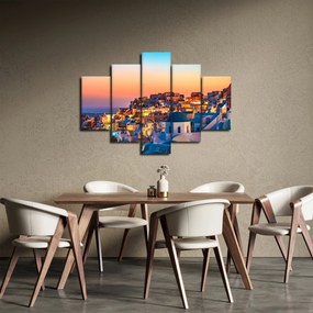Kép - Santorini alkonyatkor (150x105 cm)