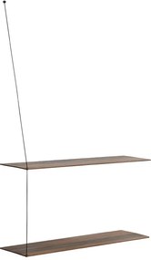 Polc "Stedge", 80 x 22 cm, 4 változat - Woud Variáns: sötét tölgy