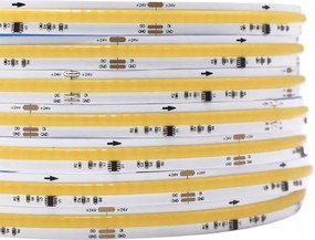 Led szalag Spi Digitális Cob Cct 2700K-6000K 9W 24V WS2811 560LED/m Highlight