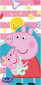 Peppa malac Little Love fürdőlepedő, strand törölköző 70x140cm (Fast Dry)