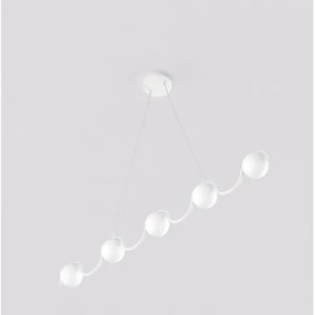 Kábelcsillár SINUS 5xG9/8W/230V fehér