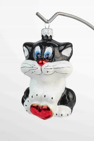 KarĂĄcsonyfadĂsz ĂŒvegbĆl Cica