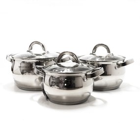 Berghome nemesacél edénykészlet, 6 részes (BL-1347)
