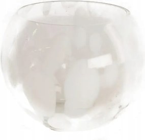 Üveg gyertyatartó tealighthoz