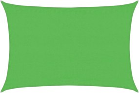 vidaXL világoszöld HDPE napvitorla 160 g/m² 3,5 x 4,5 m