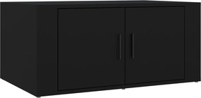 vidaXL fekete szerelt fa dohányzóasztal 80 x 50 x 36 cm
