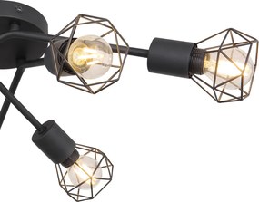 Spot Lámpák Fekete XARA I GLOBO-54802S-6