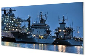 Akrilkép Hajók tengeri égbolt 120x60 cm