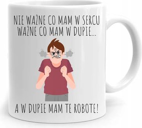 Vicces Bögre Vicces Nem Számít, MI Van A Szívemben, fényképes nyomattal