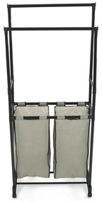 Tárolóállvány GD-176 BK, műanyag, fekete