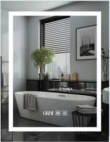 IREDA Fürdőszobatükör LED világítás 80 x 60 cm