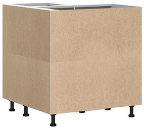 vidaXL Porto barna tölgy színű szerelt fa Konyha sarokszekrény